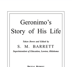 Geronimo Opening Lines